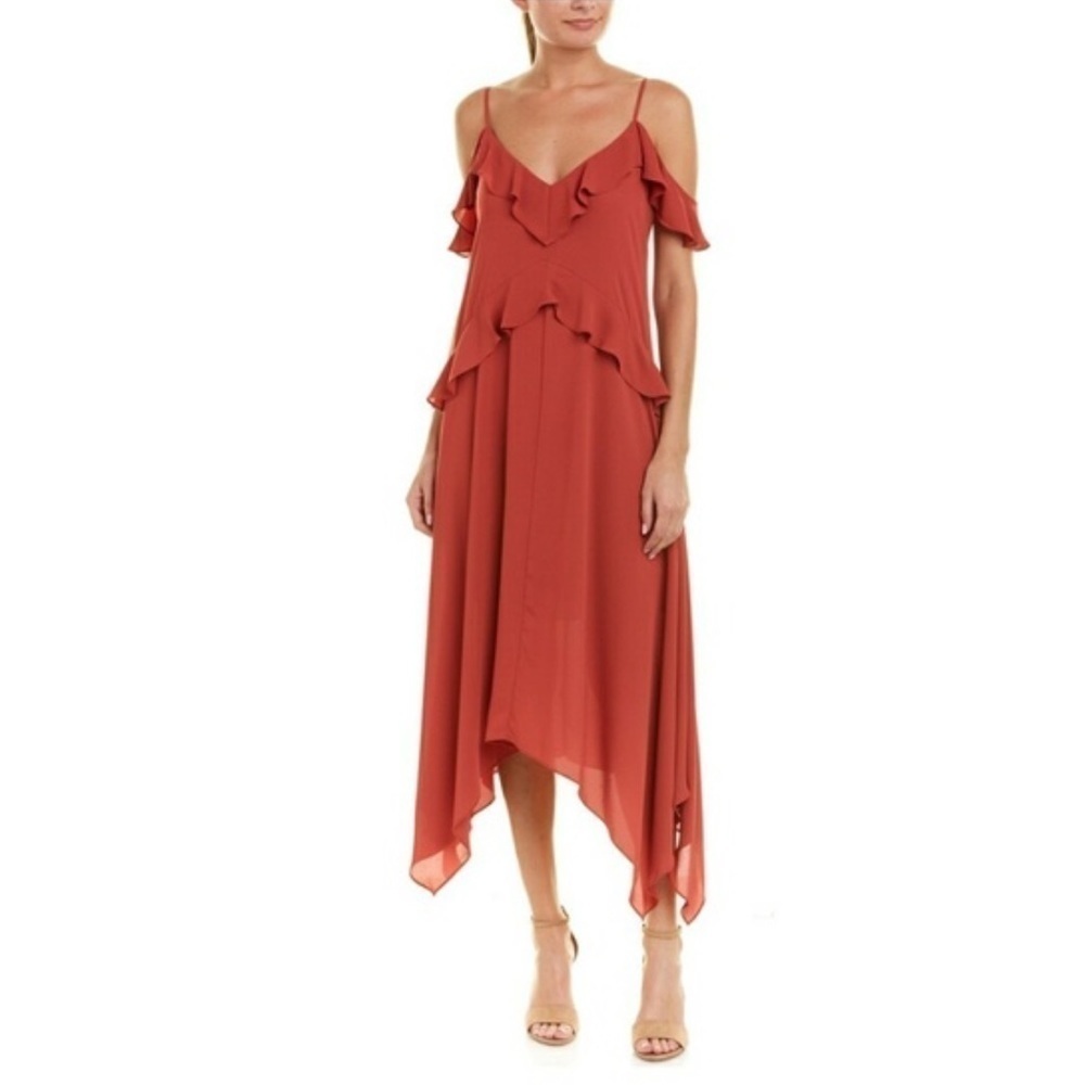 BCBG MAXAZRIA | - Ruffle Dress